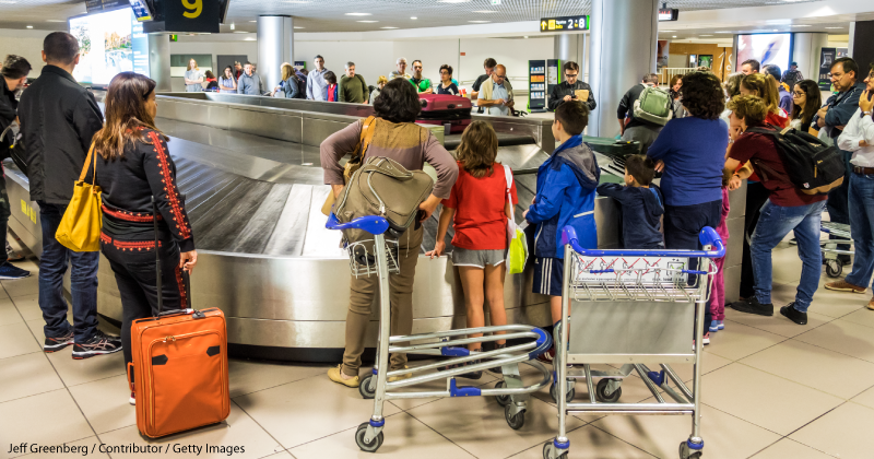 visa delayed baggage claim